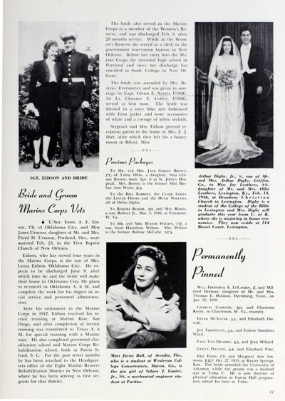 Bride And Groom Marine Corps Vets